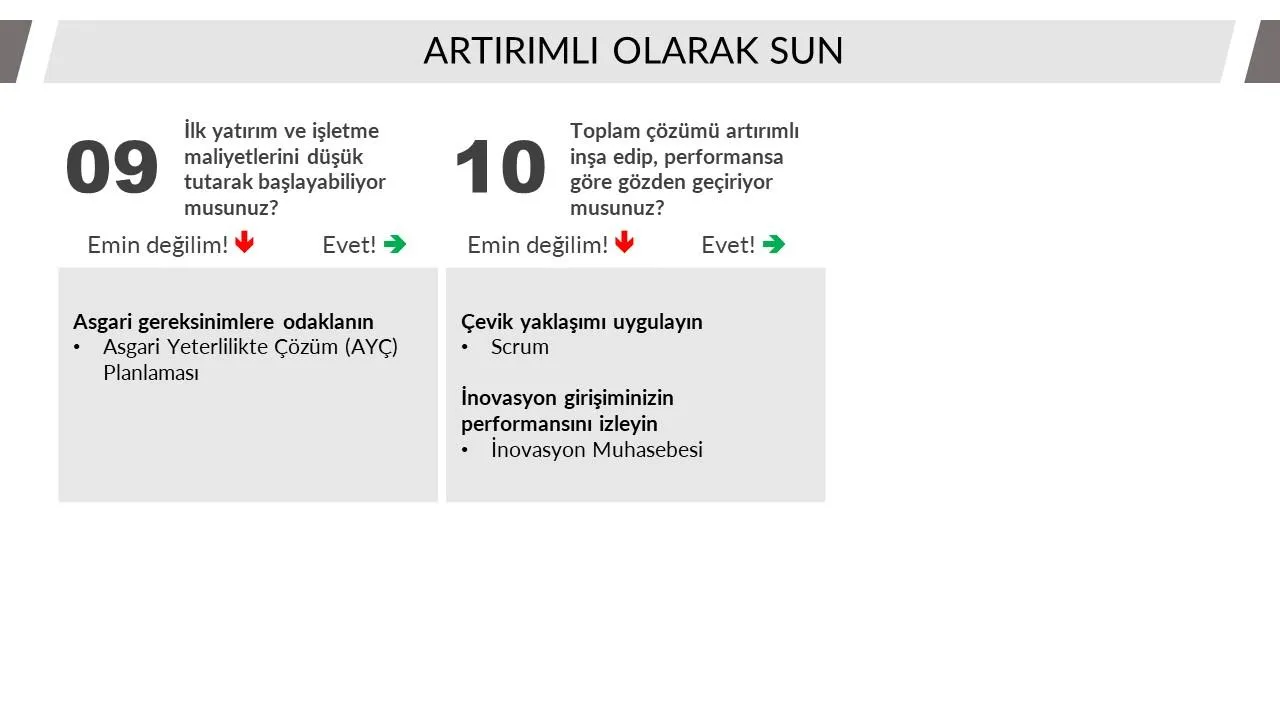 Adım 4: Artırımlı Olarak Sun