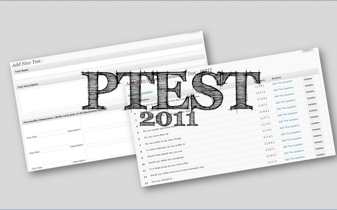 PTest: Personality Tests For Wordpress | Uğur Cem Yıldız